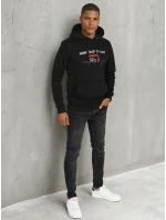 Pánská mikina s potiskem černá Dstreet model 21976096 - FashionStreet