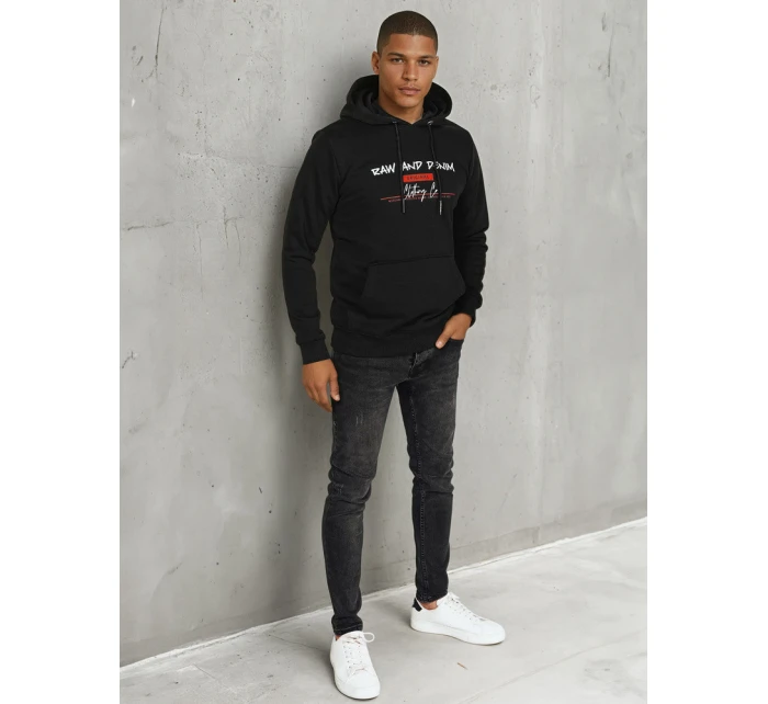 Pánská mikina s potiskem černá Dstreet model 21976096 - FashionStreet