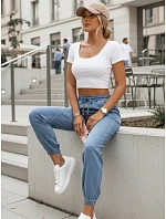 Dámske džínsové tepláky modré FashionStreet UY2990