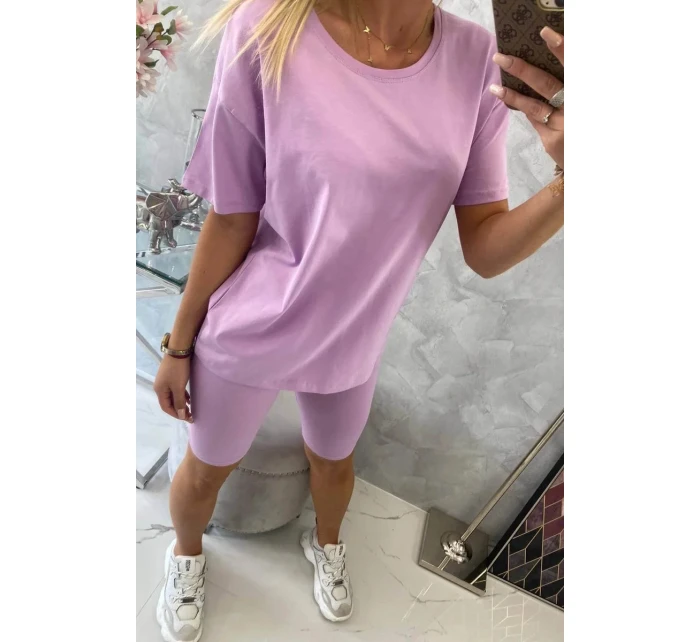 Souprava top+legíny fialová Souprava top+legíny fialová
