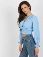Blúzka DHJ BZ 13866.92P svetlo modrá