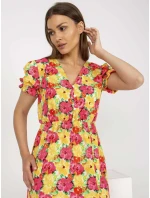 Šaty DHJ SK 7006 3.39 žltá