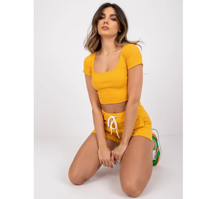 Šortky RV SN 4945.06X tmavo žltá Šortky RV SN 4945.06X tmavo žltá