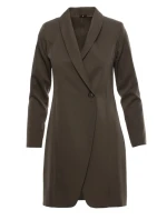 S217 Blejzrové šaty - khaki