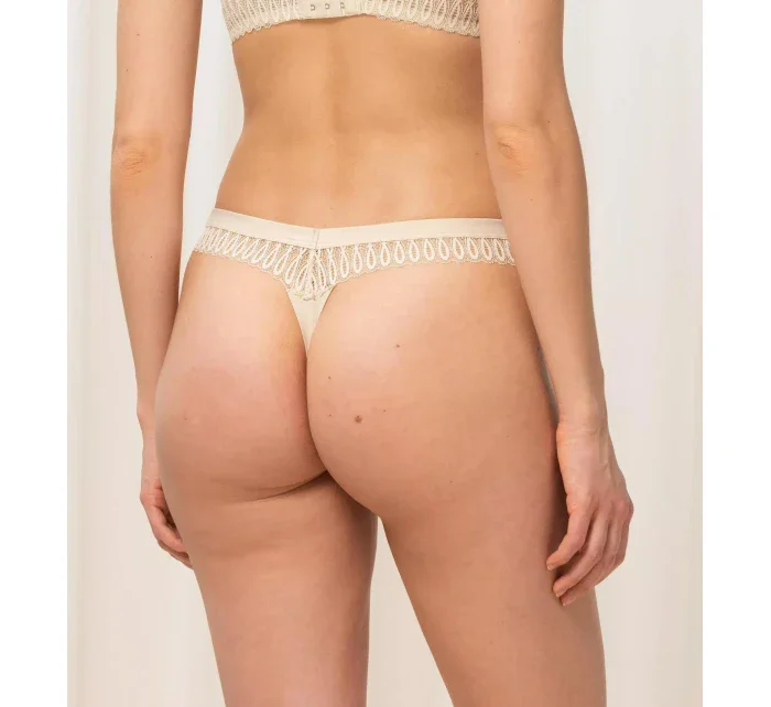 Dámské tanga Aura Spotlight High Leg string krémová - Triumph Dámské tanga Aura Spotlight High Leg string krémová - Triumph