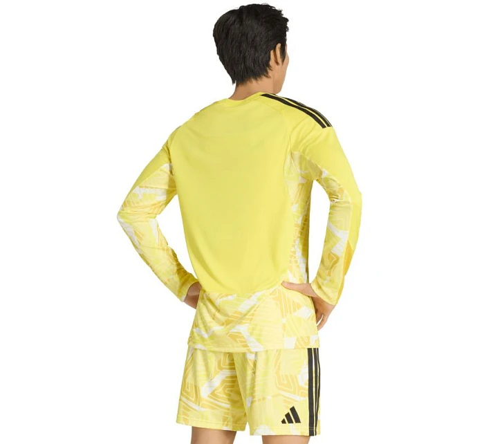 Pánsky súťažný brankársky dres adidas Tiro 26 s dlhým rukávom žltý KB5250 men