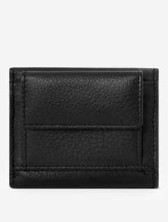 Damski Mały Portfel Ze Skóry Naturalnej Nobo NPUR-LR110-C020 Czarny