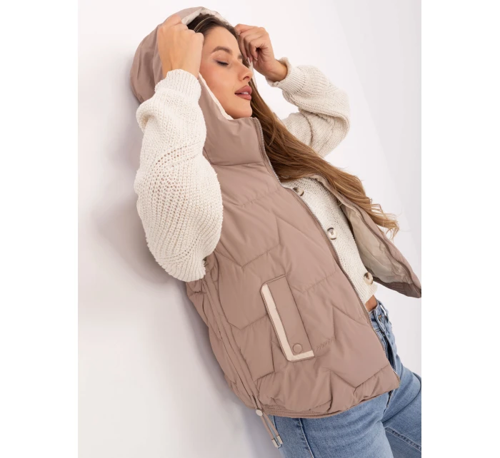 Kamizelka MBM KZ model 21217662 ciemny bezowy - FPrice