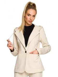 Blejzr s kapucí a jedním knoflíkem model 18004245 - Moe