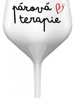 PÁROVÁ TERAPIE - bílá nerozbitná sklenice na víno 470 ml