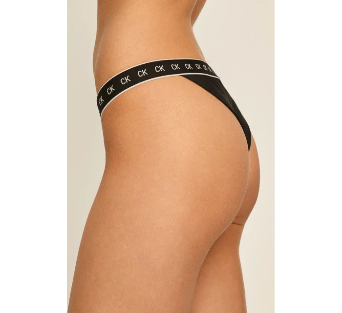 Spodný diel plaviek KW0KW00945-BEH čierna - Calvin Klein Spodný diel plaviek KW0KW00945-BEH čierna - Calvin Klein