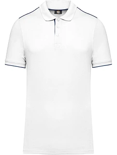 270 Pánské pracovní piqué polo "DaytoDay" model 22423738 white/navy - WK