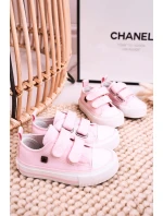 Dětské Tenisky Na Suchý Zip BIG STAR model 21545409 Růžové - Big Star Shoes