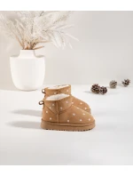 Dětské sněhule zdobené květinami Camel model 21786800 - Boto