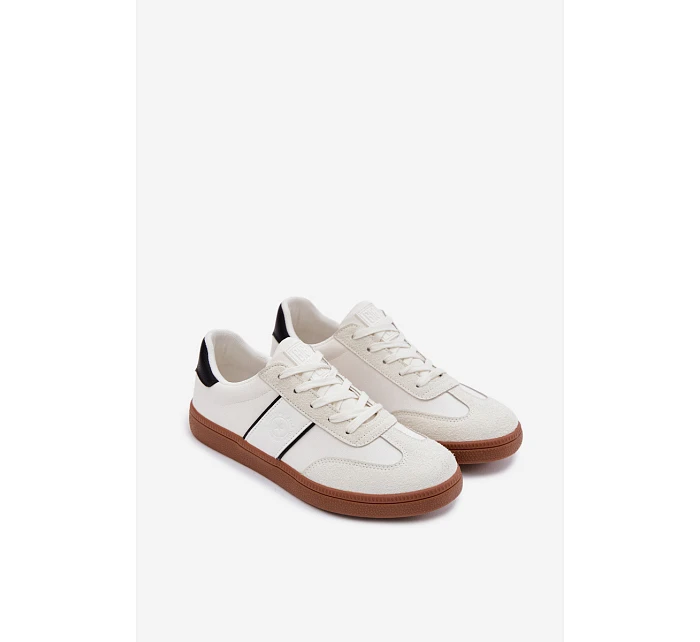 Pánské Sneakers Big Star model 22046222 Bílé - Big Star Shoes Pánské Sneakers Big Star model 22046222 Bílé - Big Star Shoes