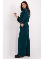 Šnúrové nohavice model 220284 Taliansko Moda Šnúrové nohavice model 220284 Taliansko Moda