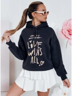 Dámska nadrozmerná mikina LOVEWILL navy blue FashionStreet BY1467