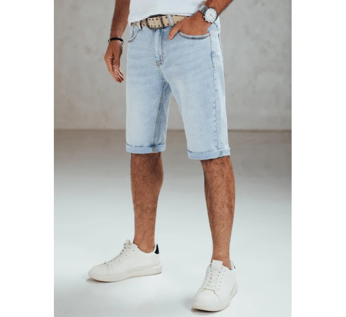 Pánské modré džínové šortky s páskem Dstreet model 21989892 - FashionStreet