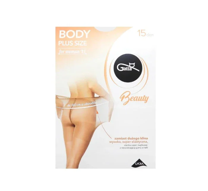 Dámské punčochové kalhoty Gatta Body Plus Size 15 den for Woman XL