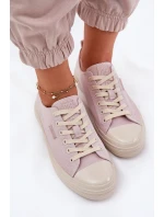 Trampki Damskie Big Star RR274732 Jasnoróżowe