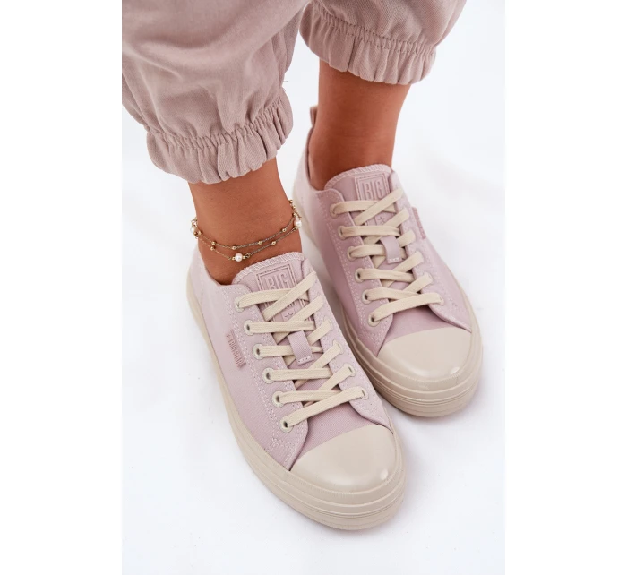 Trampki Damskie Big Star RR274732 Jasnoróżowe