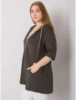 Mikina RV BL 6863.59P tmavá khaki