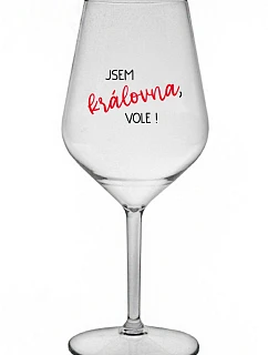 JSEM model 22159028 VOLE! čirá nerozbitná sklenice na víno 470 ml - Giftela