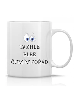 I'M SO BAD I'M SMELLING TOGETHER - klasický biely keramický hrnček 300 ml