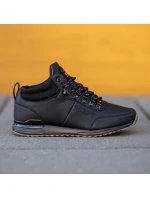 Pánske členkové topánky Jogger MRM4A Black - Bustagrip