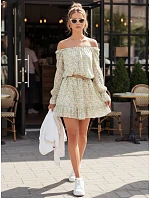 Španielske šaty KERVEN zelené FashionStreet EY2471 Španielske šaty KERVEN zelené FashionStreet EY2471
