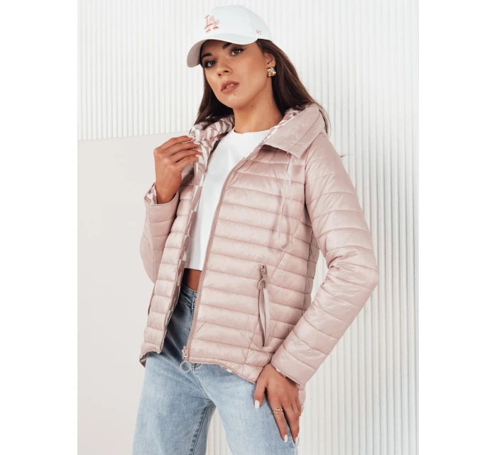 Dámská prošívaná bunda light purple Dstreet model 21975134 - FashionStreet