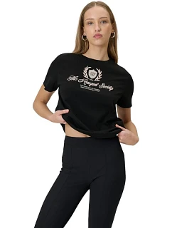 Dámské tričko  tmavě černé WSS26TTSH 20S model 22143630 - 4F