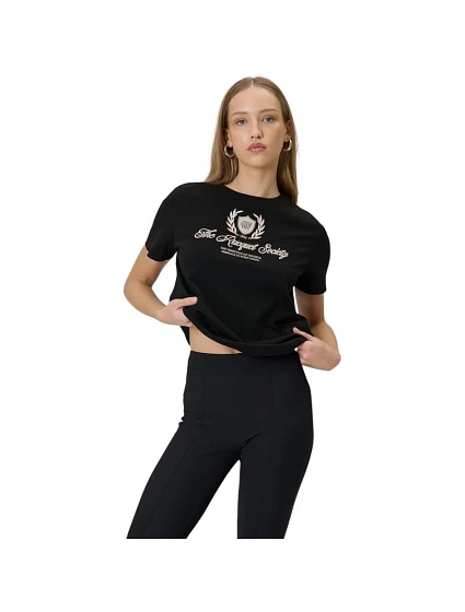 Dámske tričko 4F F2738 dark black 4FWSS26TTSHF2738 20S Dámske tričko 4F F2738 dark black 4FWSS26TTSHF2738 20S