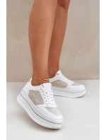 Dámské Tenisky Se Vzorem Bílé model 21683419 - Boto
