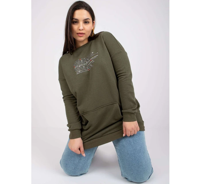 Mikina RV BL 7124.01 khaki