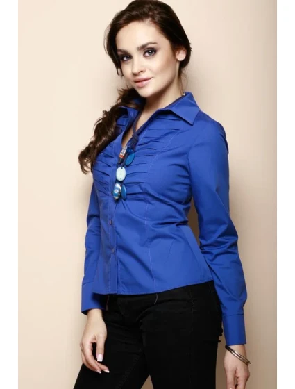 Dlhá košeľa Misuri. rukáv č. 59 zafír - Figl