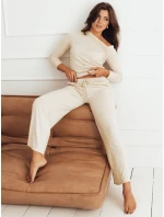 Dámské kalhoty light beige Dstreet model 21972569 - FashionStreet