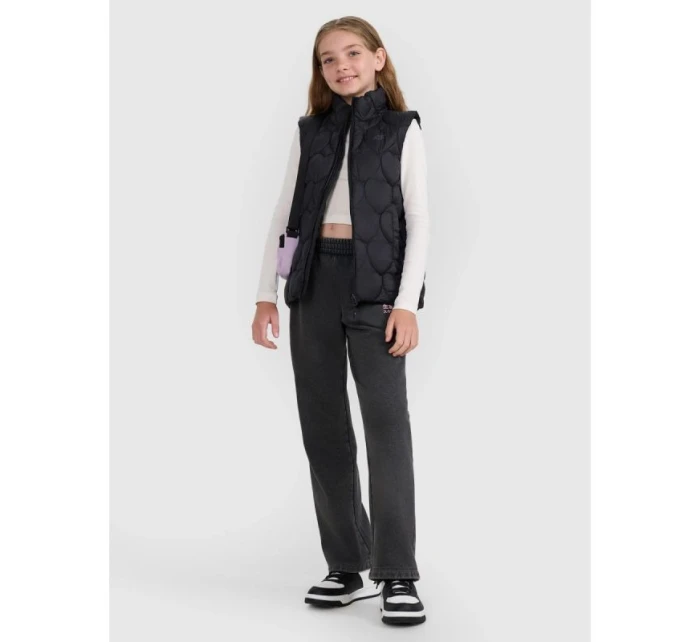 Dievčatá bez rukávov syntetické bez rukávov 4F 4FJRAW25TVJAF323-20S