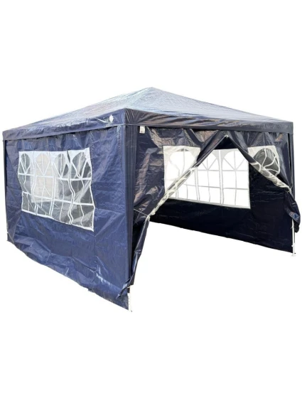 ZÁHRADNÝ PAVILÓN 3X4X2,5 M NÁMORNÍCKA MODRÁ SASKA ZÁHRADA