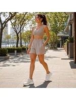Dámská sportovní obuv na platformě béžová model 21906637 - Rieker Dámská sportovní obuv na platformě béžová model 21906637 - Rieker