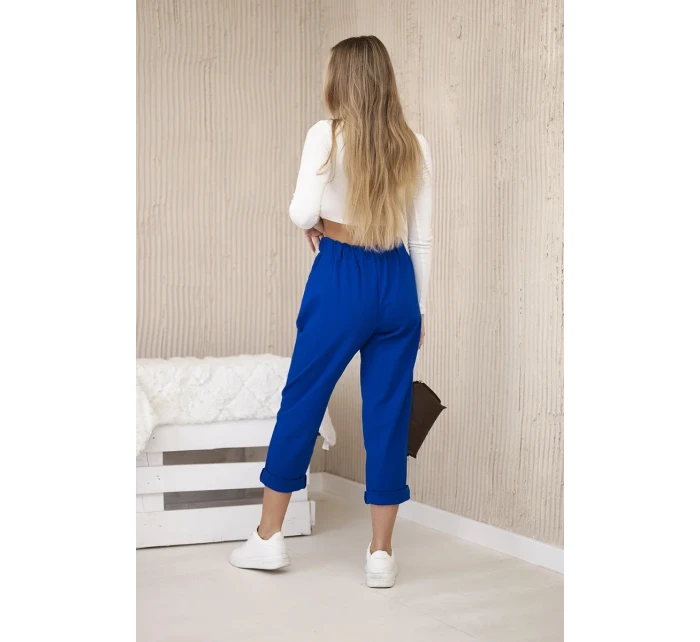 Nohavice Punto Milano Winter cornflower blue