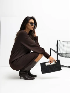 RV SK šaty A1059.17 tmavohnedé