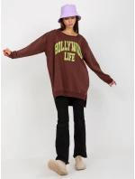 Mikina VI BL 3102.01P tmavo hnedá Mikina VI BL 3102.01P tmavo hnedá