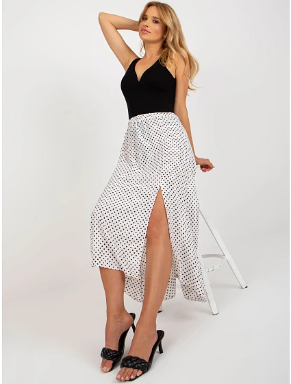 Spódnica WN SD  biało granatowy model 18625318 - FPrice