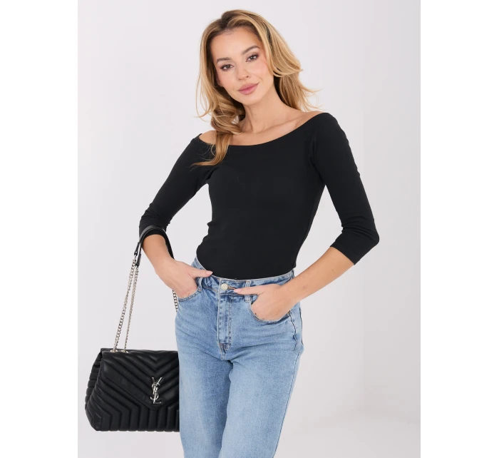 Bluzka WT BZ model 21875454 czarny - FPrice Bluzka WT BZ model 21875454 czarny - FPrice