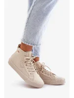 Zateplené model 20653417 Tenisky Dámské Big Star HiPoly System Béžové - Big Star Shoes