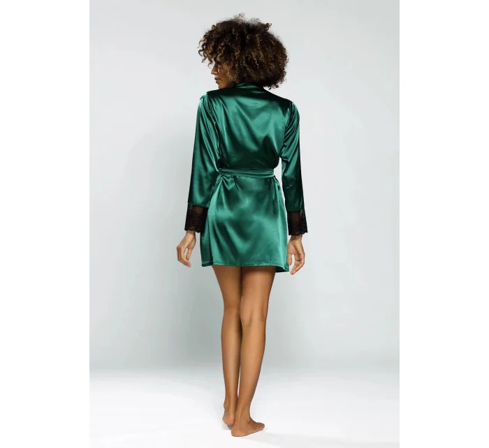 Dámsky župan Housecoat Hailey tmavo zelená - DKaren