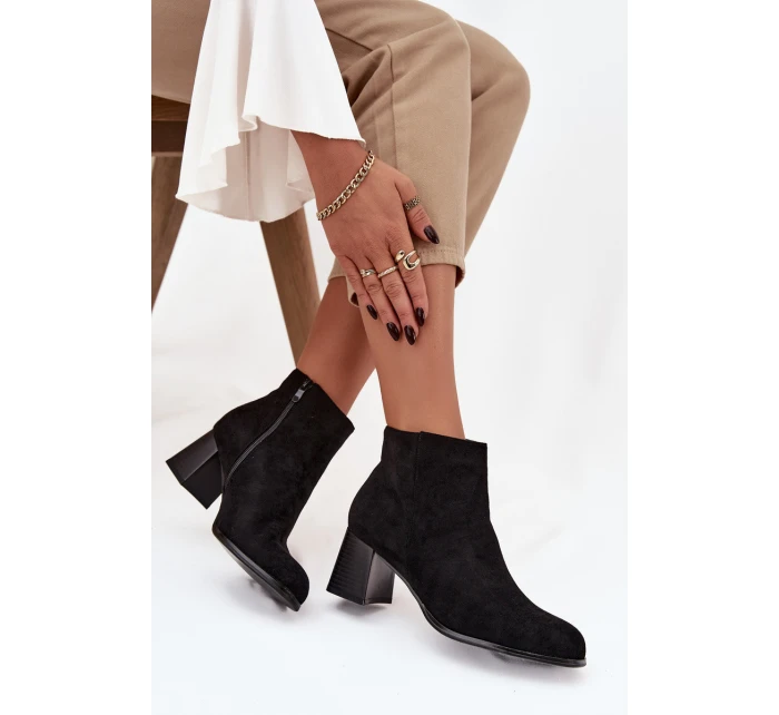 Dámske členkové topánky JH21-80 black - Marilou Dámske členkové topánky JH21-80 black - Marilou