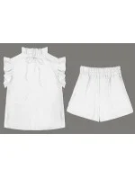 Vzdušný biely letný dámsky komplet (762ART) Vzdušný biely letný dámsky komplet (762ART)