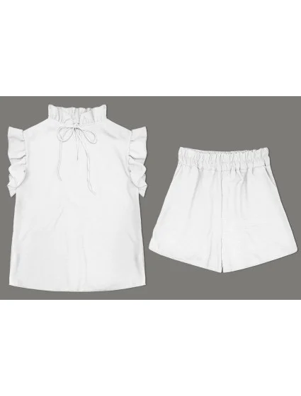 Vzdušný biely letný dámsky komplet (762ART) Vzdušný biely letný dámsky komplet (762ART)